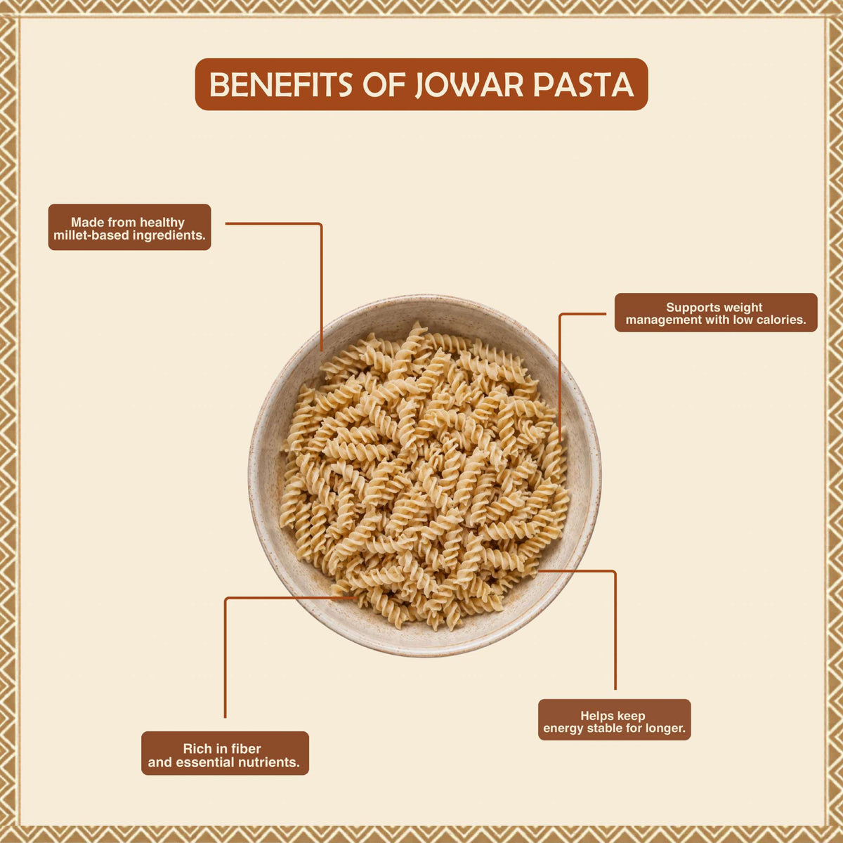 Jowar Fusilli Pasta 200 GM