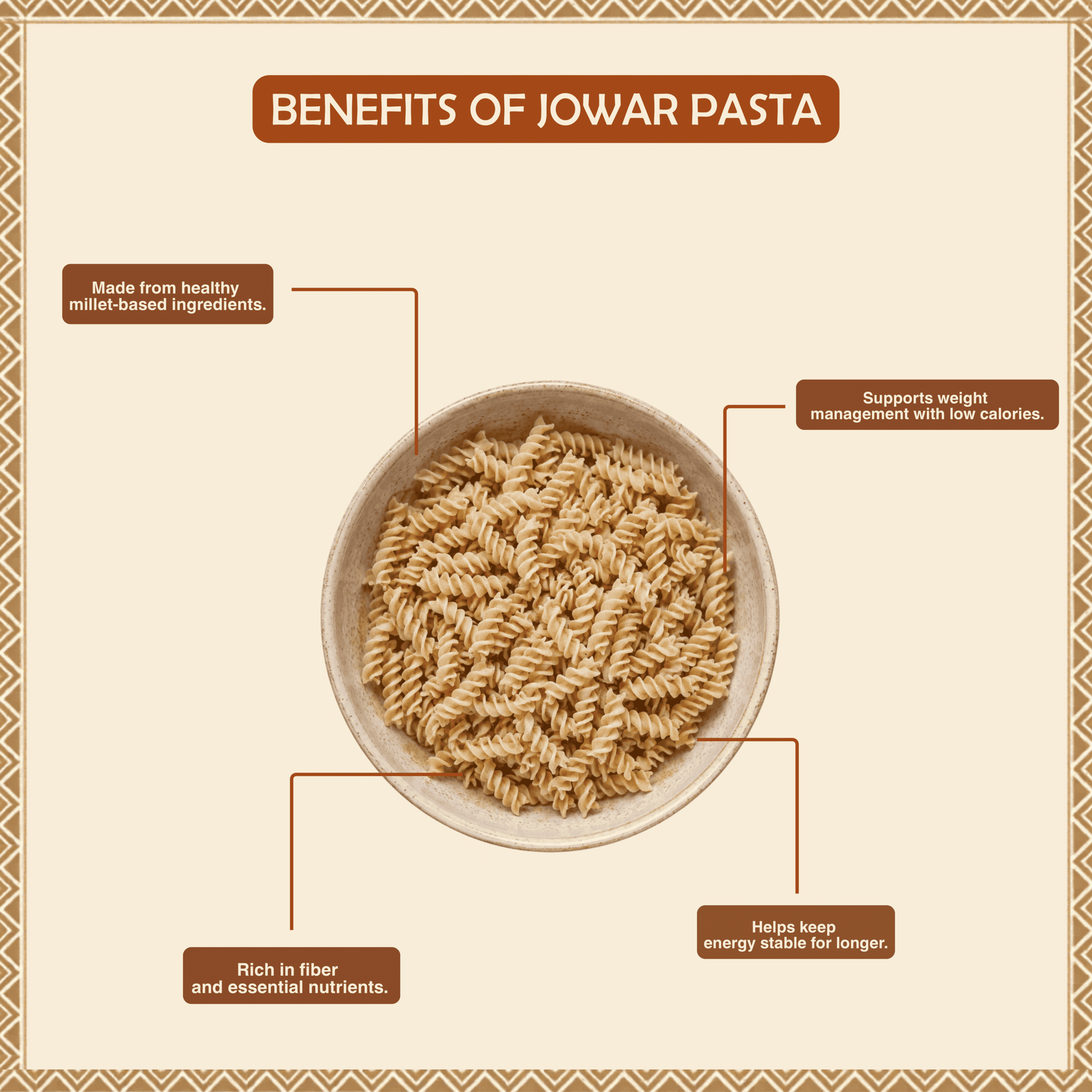 Jowar Fusilli Pasta 200g - Image 3