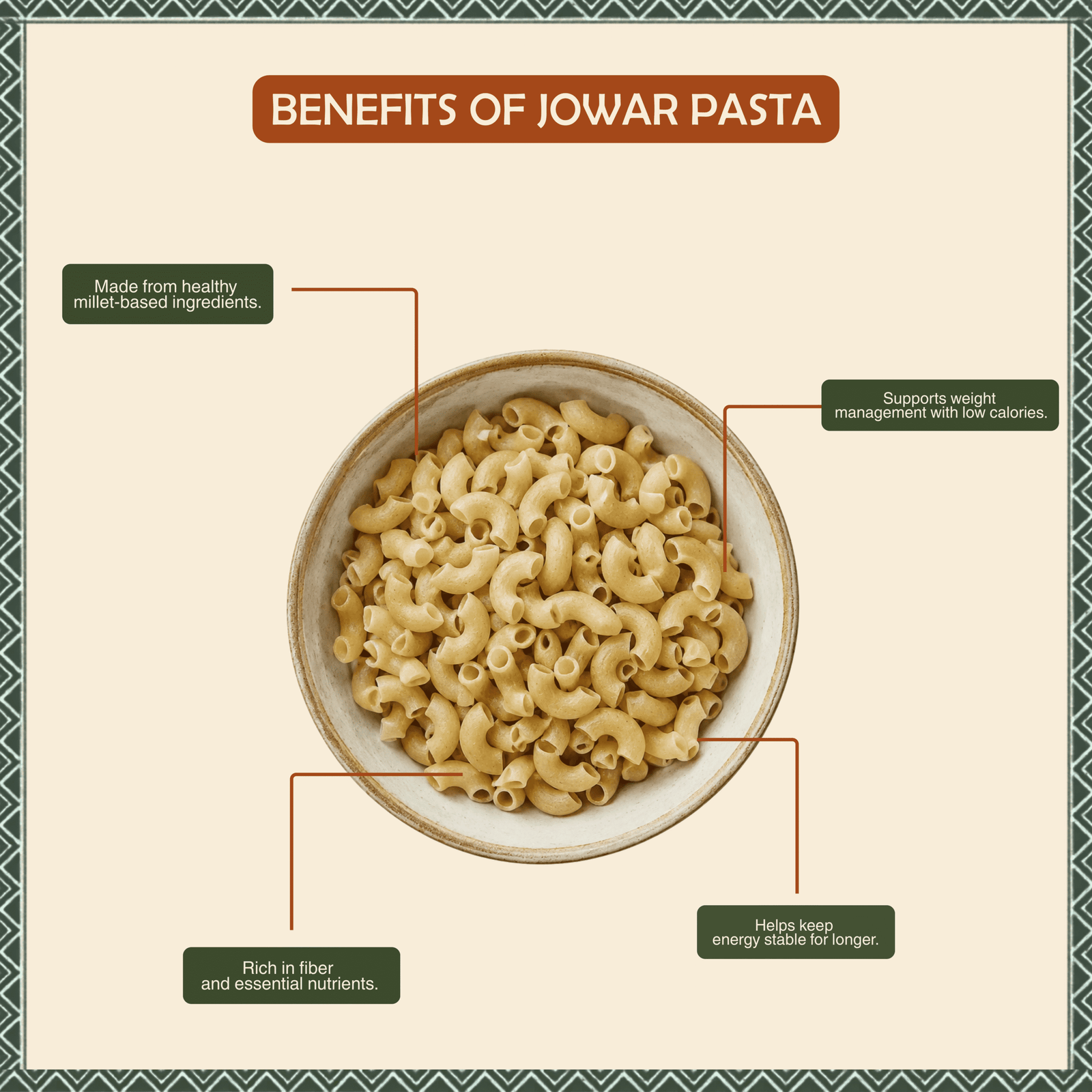 Jowar Macaroni Pasta 200g - Image 4