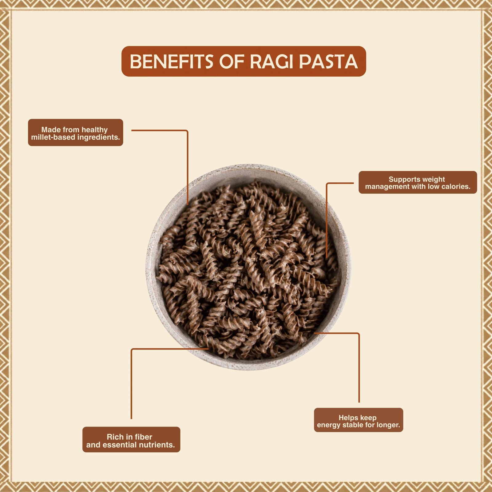 Ragi Penne Pasta 200g - Image 4