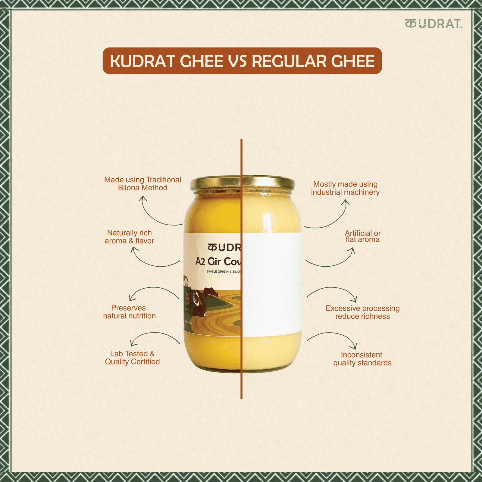 A2 Gir Cow Ghee 500ml - Image 5