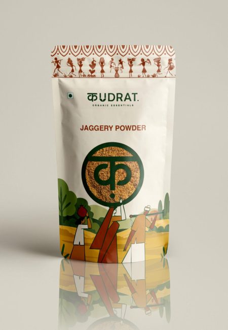 PLASTIC POUCH MOCKUP jaggery